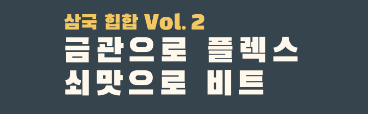 삼국 힙합Vol.2 금관으로 플렉스  쇠맛으로 비트